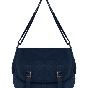 Eco-friendly washed effect messenger bag, miniatyr 3